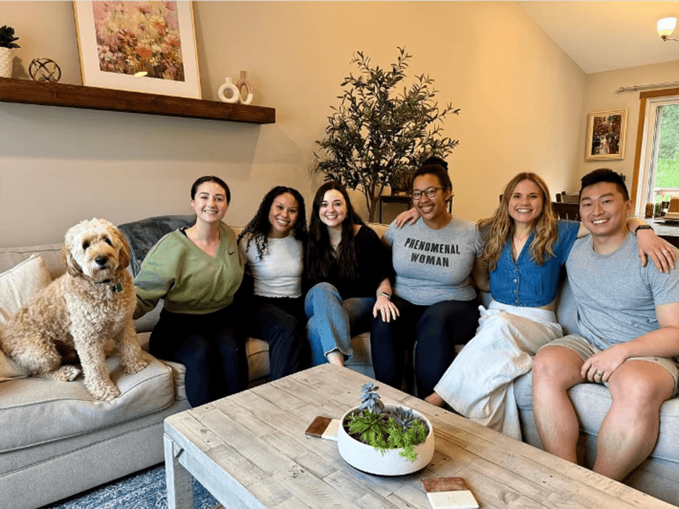 Our residents (and pets) enjoy gathering outside of work for dinners, game nights, holidays, and other celebrations.