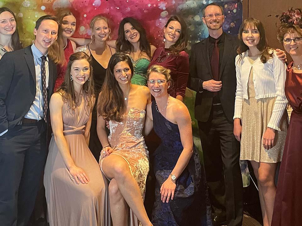 Residents and faculty attend the Annual Hope Lodge Gala dressed in formal wear.