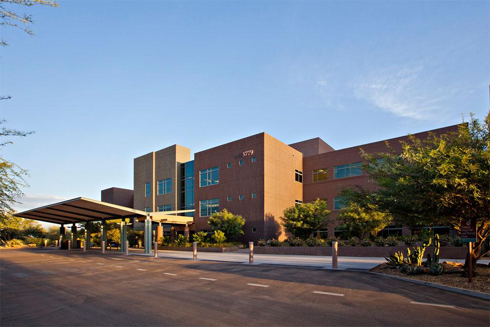 Mayo Clinic Specialty Building: Outpatient specialty care activity on the Phoenix campus is centered in the Mayo Clinic Specialty Building.