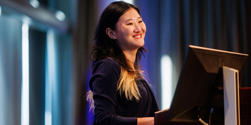 Student speaker presents at the 2025 Graduate School Research Symposium at Mayo Clinic