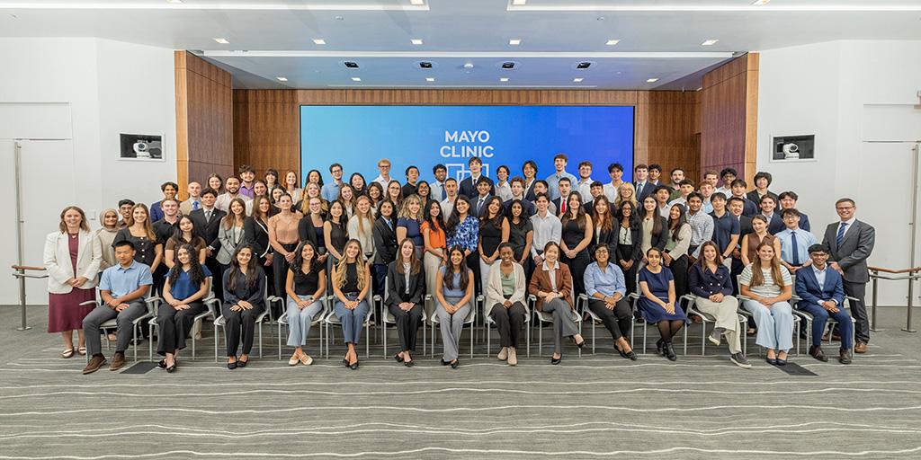 Group picture of the 2026 CRISP cohort at Mayo Clinic in Florida