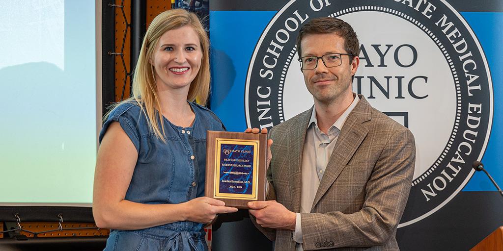 Milde Award Winner, Jourdan Broadfoot, M.D.