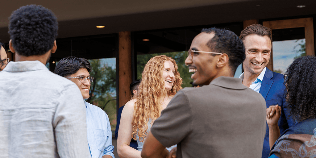 Anesthesiology residents mingling