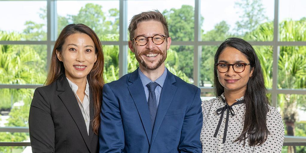 The Anesthesiology Residency Program directors gather for a group photo.