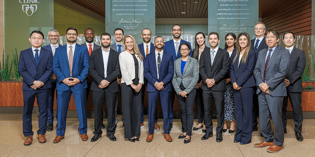 Fellows in the Mayo Clinic Cardiovascular Diseases Fellowship in Arizona