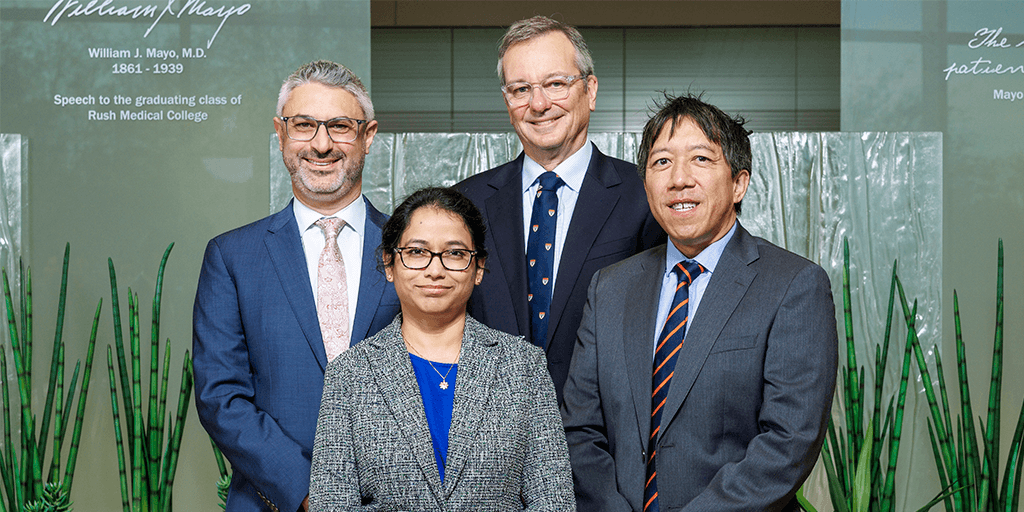 Faculty members of the Mayo Clinic Cardiovascular Diseases Fellowship in Arizona