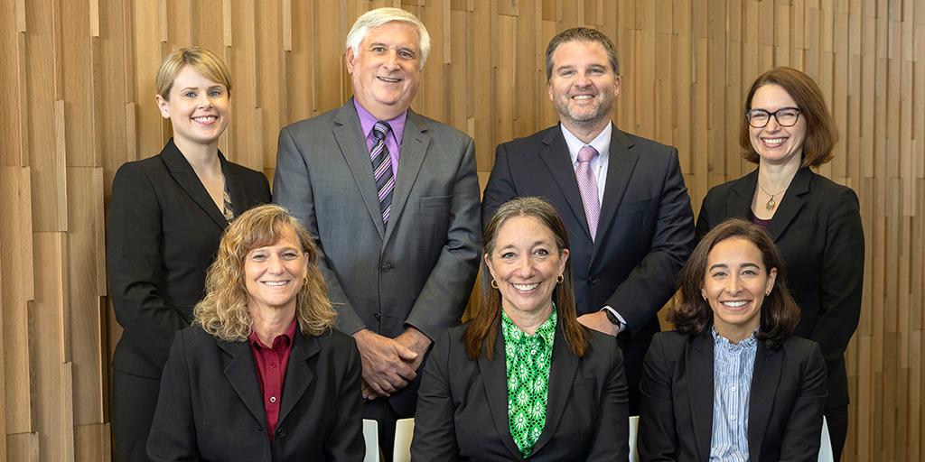 Clinical Neuropsychology faculty pose for a group portrait.
