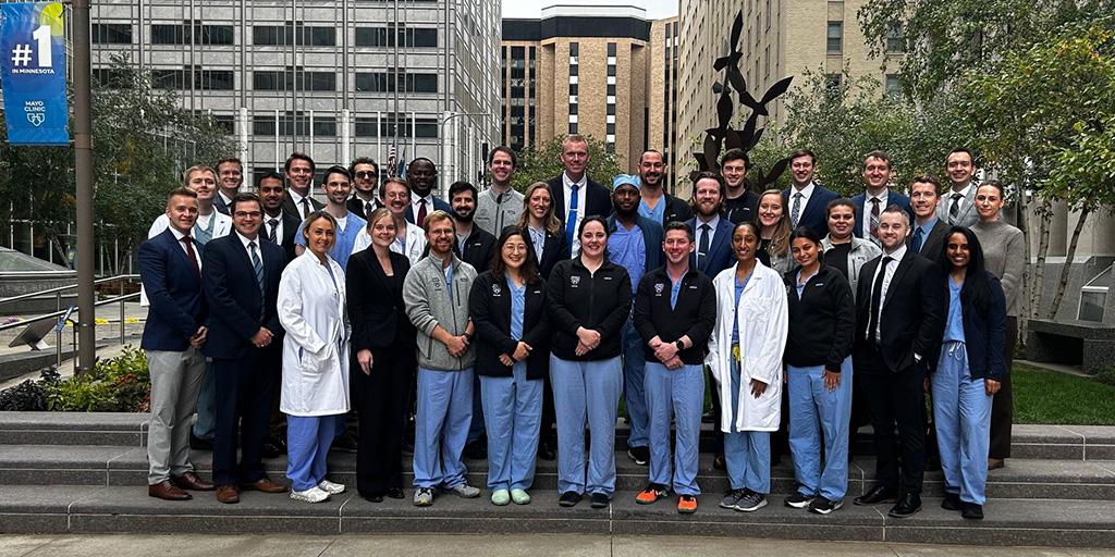 Group photo of diagnostic radiation residents