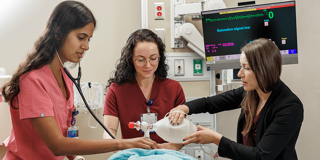 Emergency medicine residents in simulation
