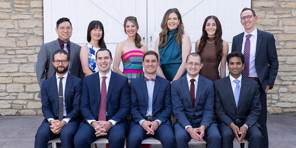 Group photo of gastroenterology fellows.
