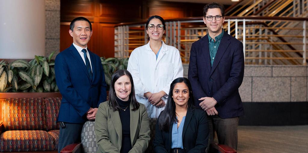 Gynecology Oncology Fellows pose for a group photograph during the Gynecology Oncology Fellowship conference.