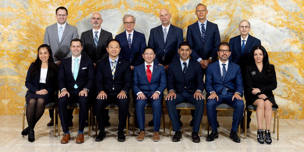 Members of the Orthopedic Hand Division pose for a group photograph.