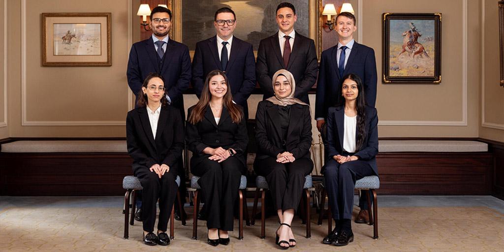 Preliminary Surgery residents pose for a formal group photo.