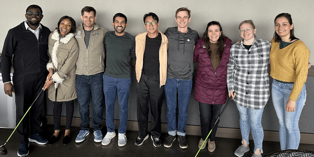 Fellows pose for group photo