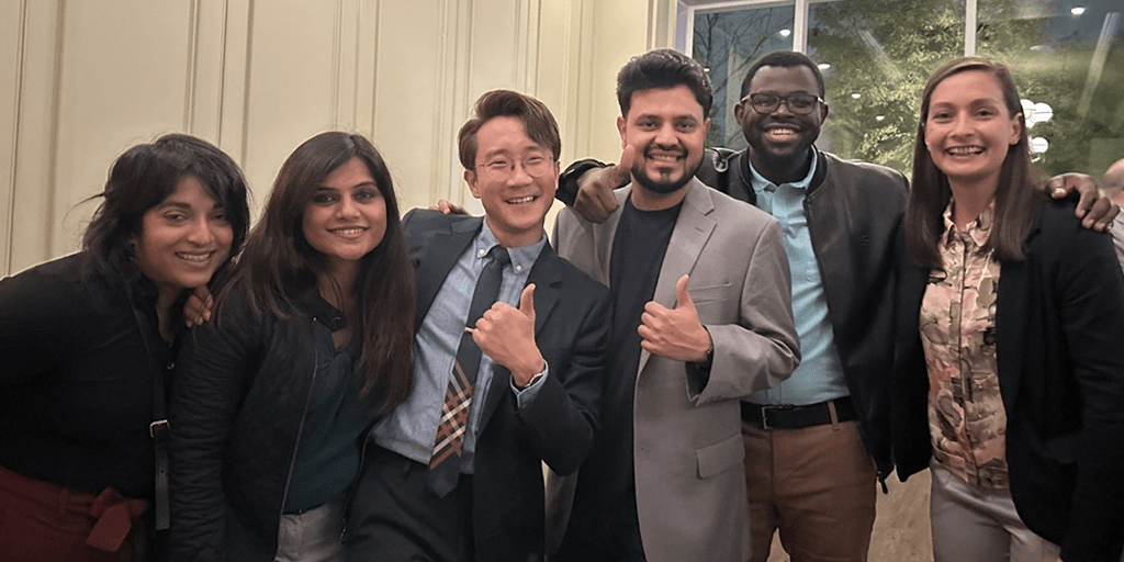 Fellows pose for group photo