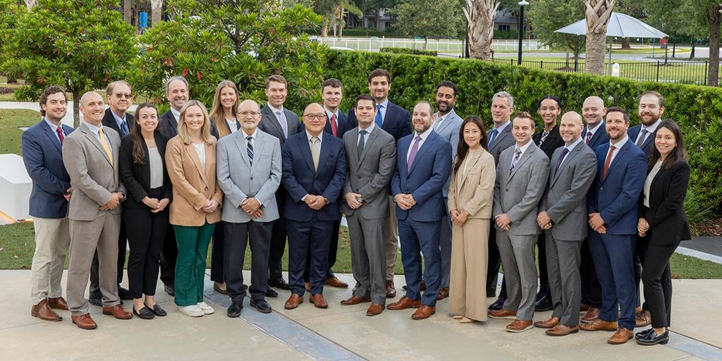 Posed group shot of urology faculty.