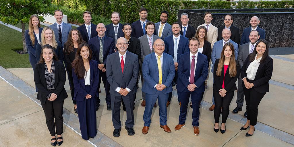 Urology Residency faculty pose for a group photo.