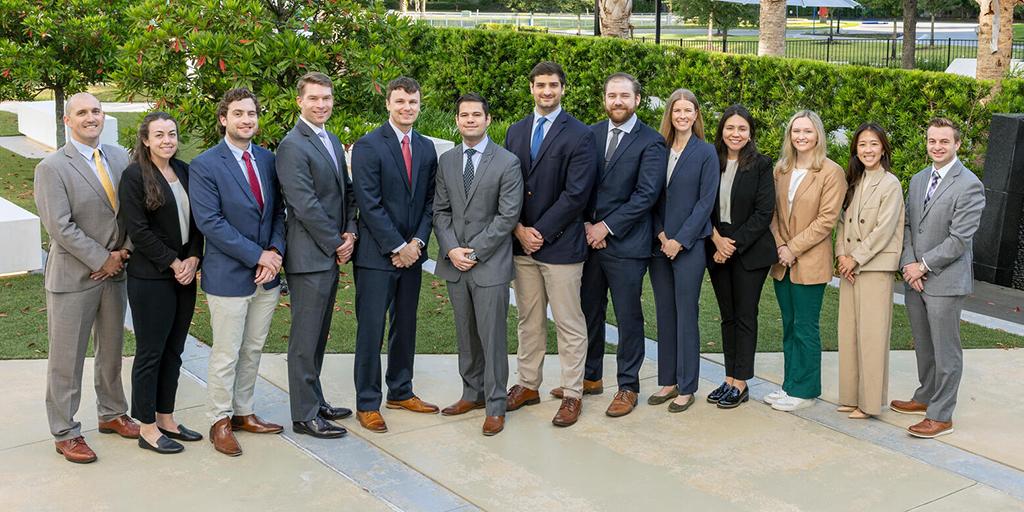 A group of urology residents poses for a group photo.