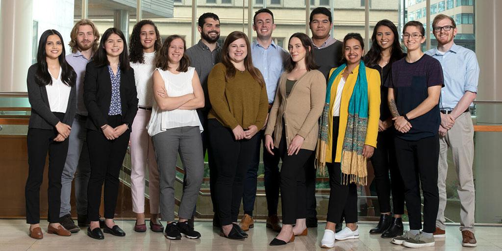 2019 PREP students pose for a photo at Mayo Clinic in Rochester, Minnesota.
