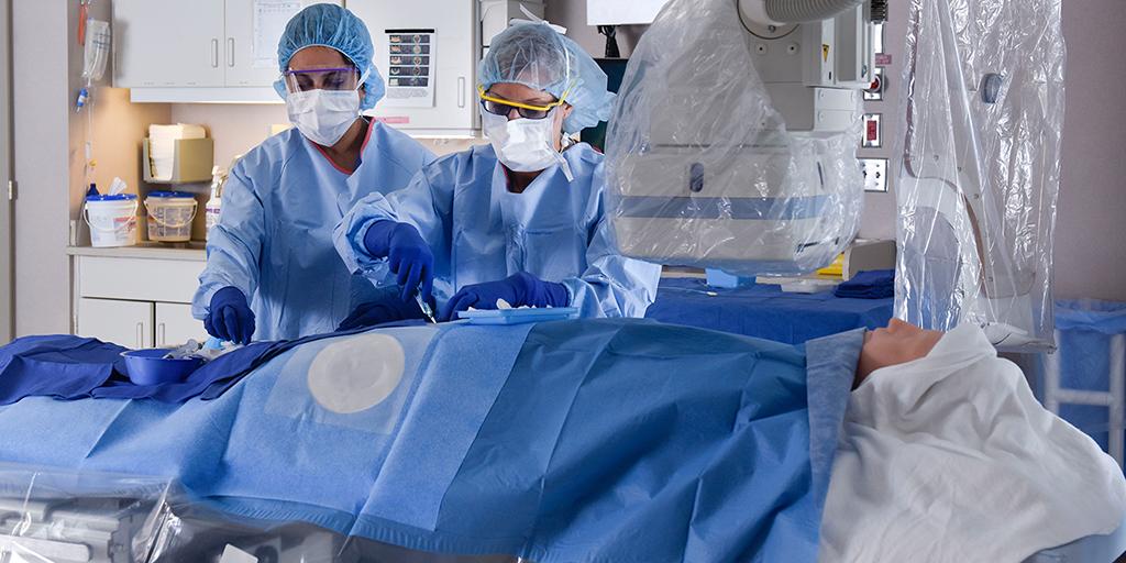 Mayo Clinic cardiovascular invasive specialists in the operating room