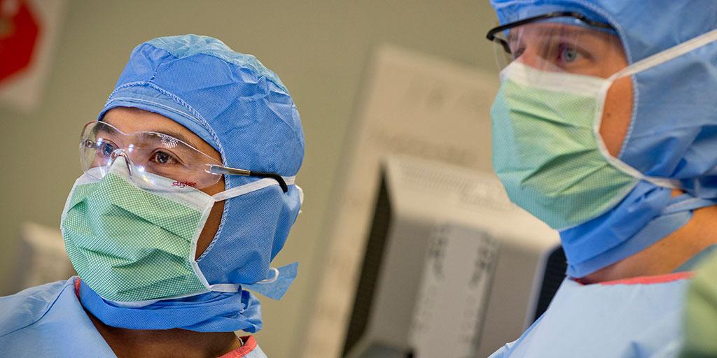 Surgeons in the operating room