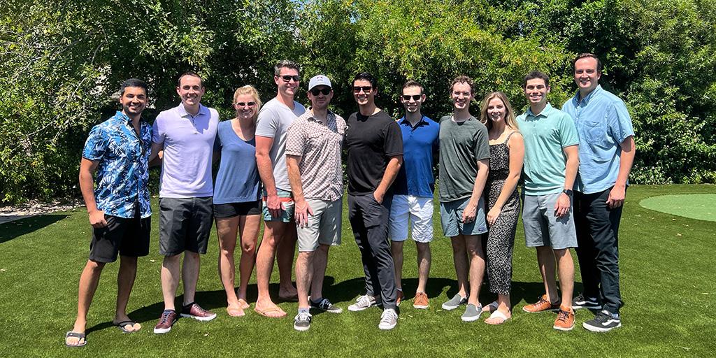 Mayo Clinic Anesthesiology Residency program residents in Arizona pose for a group photo.
