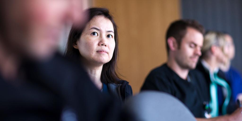 Diagnostic Radiology residents in class at Mayo Clinic in Phoenix, Arizona.