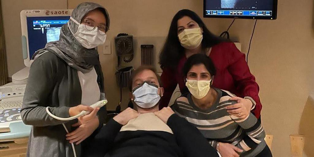 Endocrinology fellows in the Thyroid Ultrasound rotation at Mayo Clinic.