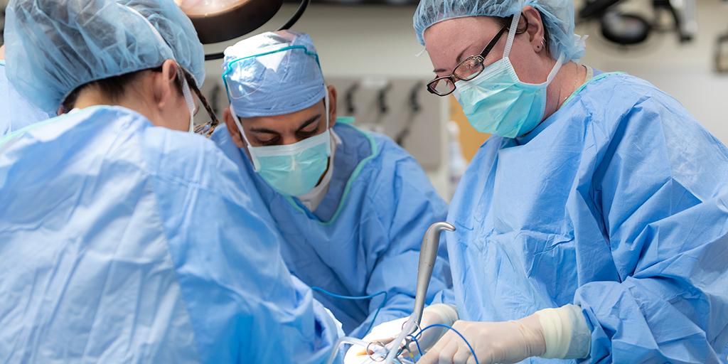 Gynecological Oncology surgeons at work