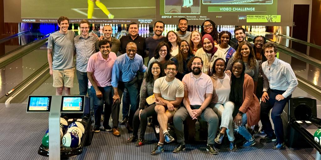Our Underrepresented in Medicine (URiM) bowling orientation social event.