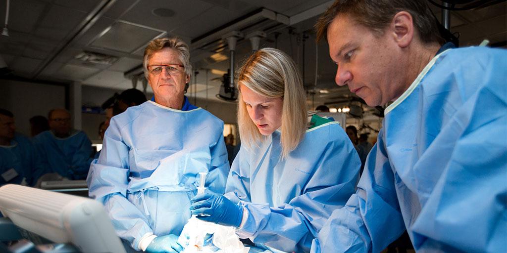 Musculoskeletal imaging fellows with radiology faculty at Mayo Clinic