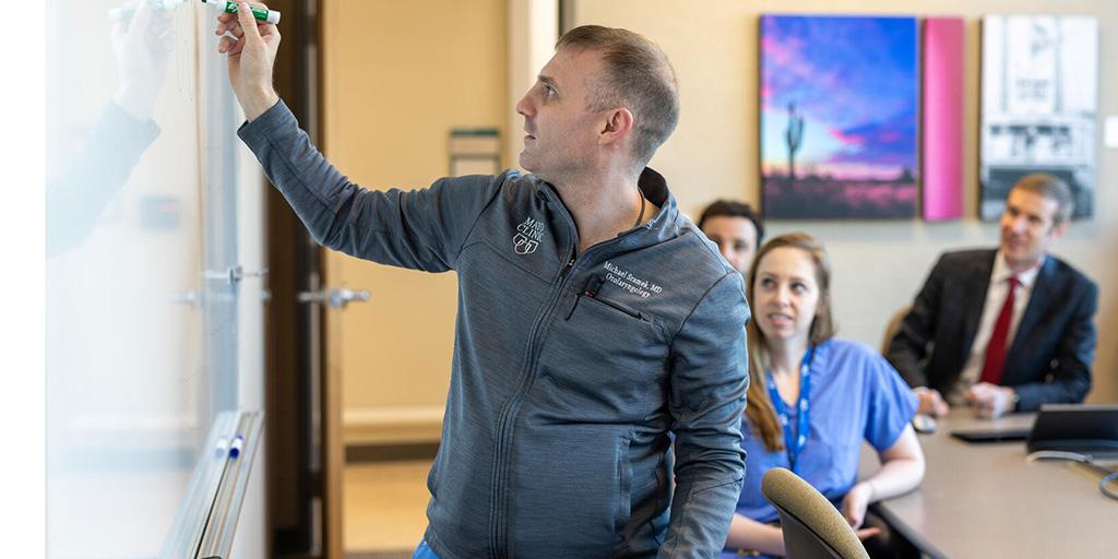 Residents in classroom