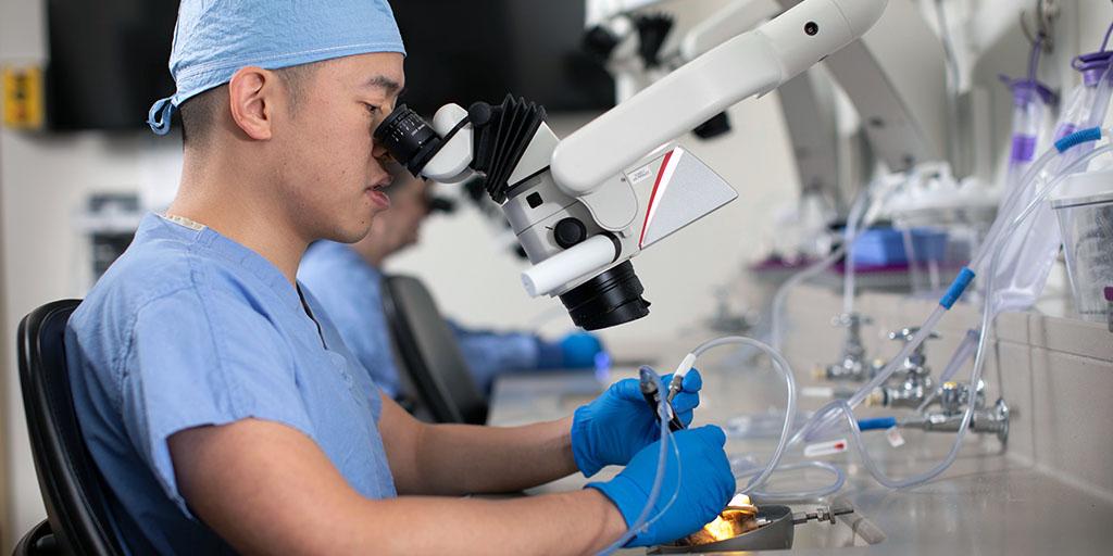 Mayo Clinic otolaryngologist conducting a surgery