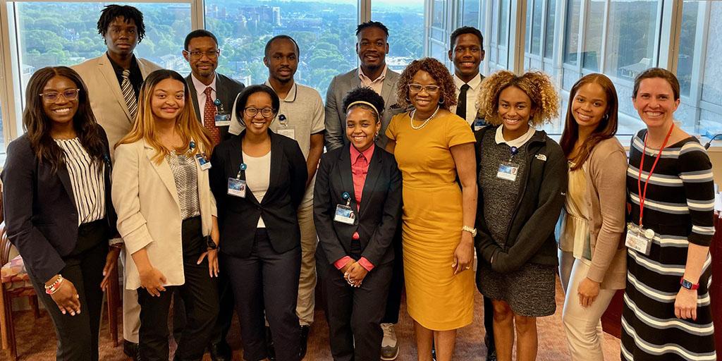 Group picture of students in the ENT Undergraduate and medical student research programs