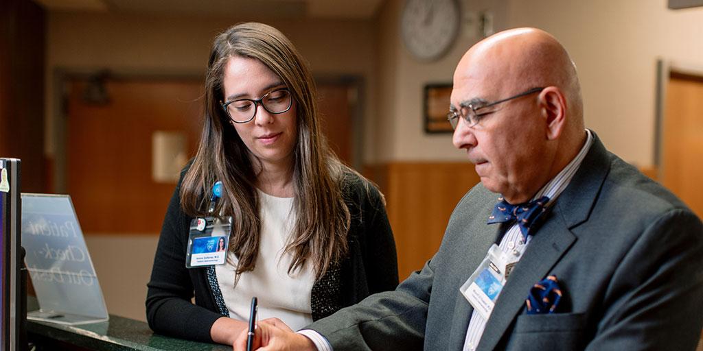 Pediatric gastroenterology staff talking