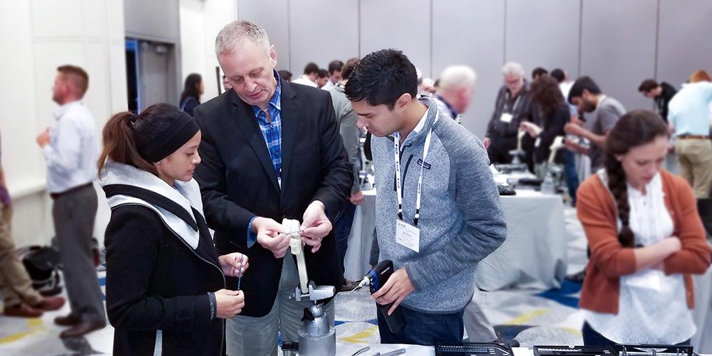 Plastic surgery residents at a conference.