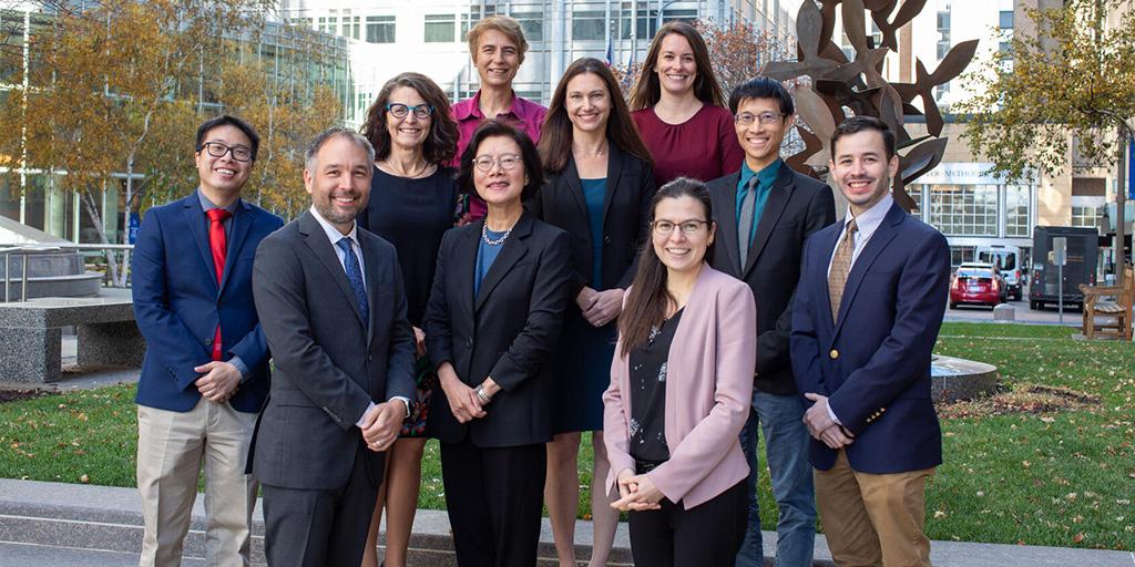 Group of pulmonary pathology faculty and fellows