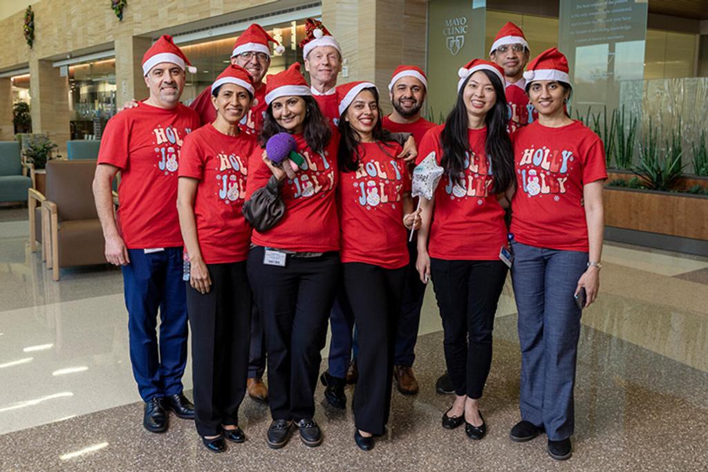Members of the Nephrology Transplant Team pose for group photo
