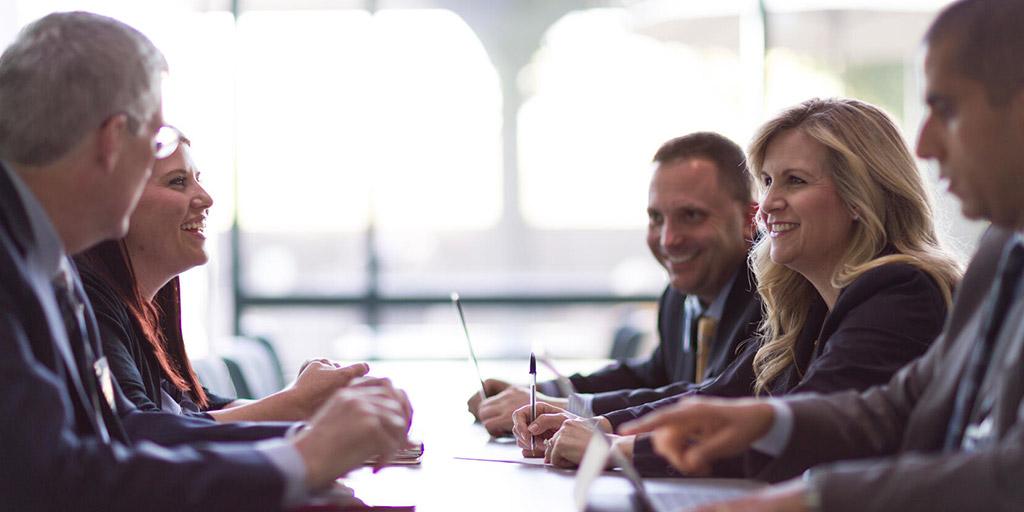 Transplant Hepatology faculty collaborating in a meeting room at Mayo Clinic in Phoenix, Arizona.