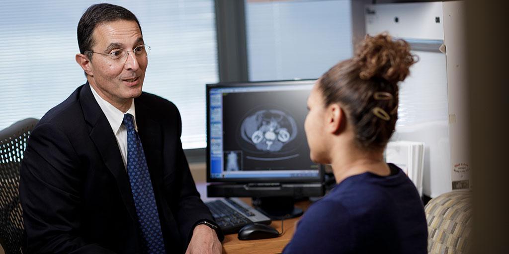 Urology faculty Dr. Paul Andrews sees a patient at Mayo Clinic in Arizona