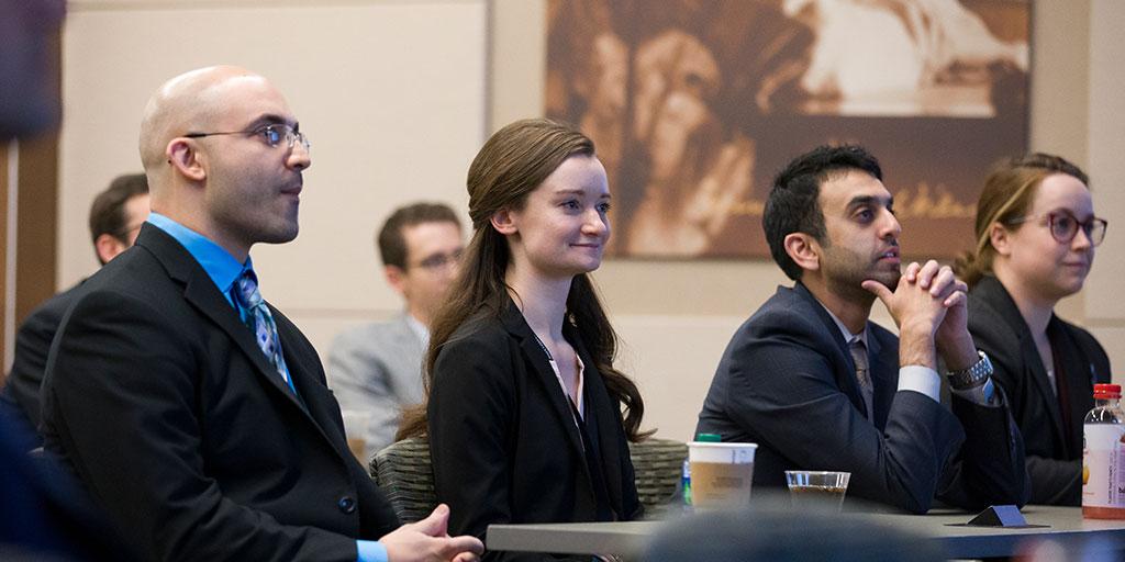 Urology trainees attend an event at Mayo Clinic in Arizona.