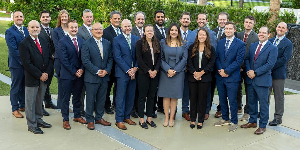 Group portrait of urology faculty members
