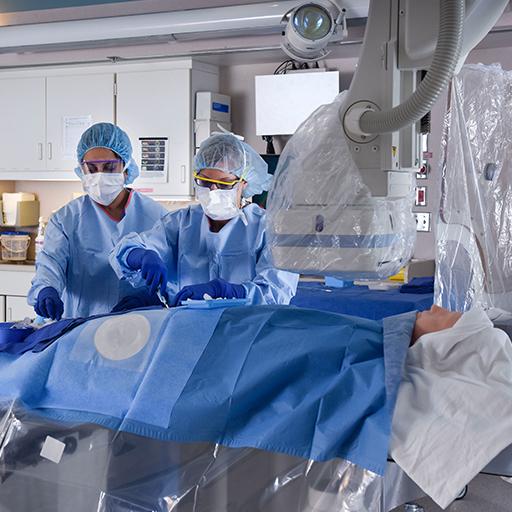Mayo Clinic cardiovascular invasive specialists in the operating room
