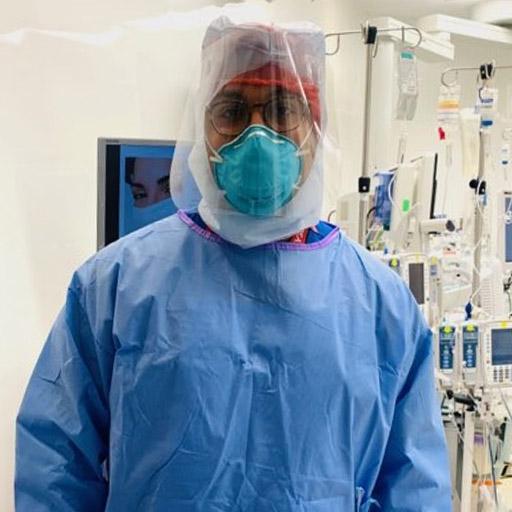 Sarang Koushik, M.D. joins the coronavirus effort at a Bronx hospital