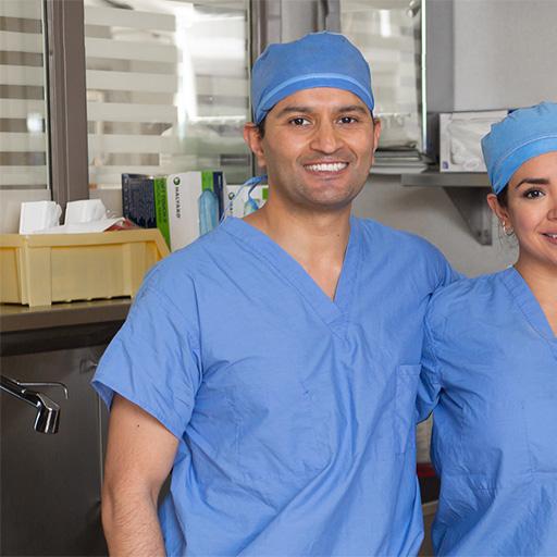 Plastic Surgery Integrated Residency (Minnesota) residents from the class of 2021: Kuldeep Singh, D.O.; Vanessa Molinar, M.D.; and Andrew Mills, M.D.