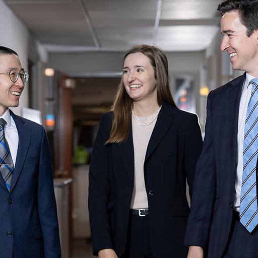 Allergy and Immunology faculty and fellows walk in the hallway at Mayo Clinic in Arizona