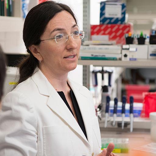 Program director of the behavioral neurology fellowship speaks with another fellow