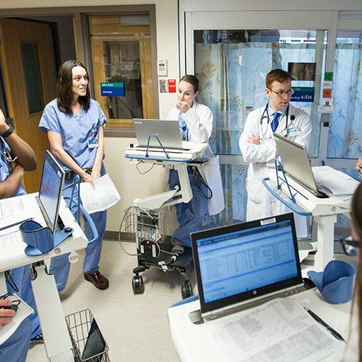 Mayo Clinic Internal Medicine fellows at a meeting.