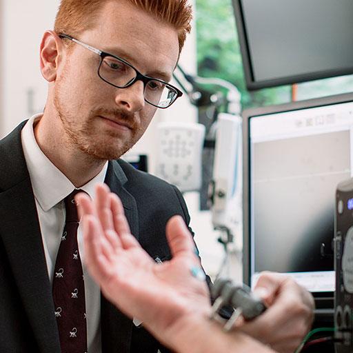 Doctor talking to a patient