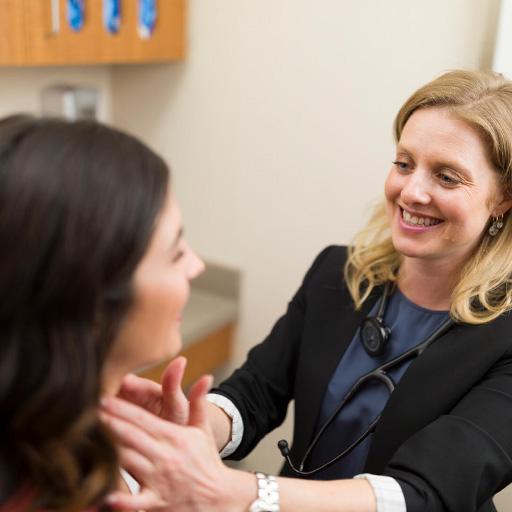 Hematology/Oncology fellow works with a patient at Mayo Clinic in Scottsdale, Arizona.